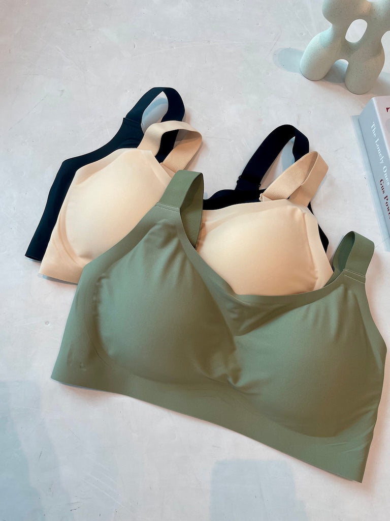 Where to buy big cup size wireless seamless bra Best Malaysia shop top 10 recommended nude uniqlo airy bra review XL Singapore beautiful quality Brunei comfy pretty big cup size underwear innerwear brand light smooth invisible bralette plus size C D E F Cup big bust large terbaik bra cantik selesa kualiti paling bagus murah 马来西亚加大罩杯文胸罩新加坡无痕内衣