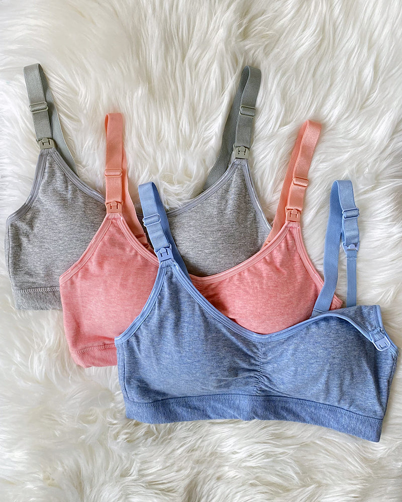 Best Cotton Nursing Bra Bundle Sale Promo Malaysia 2025 Summer & Peach